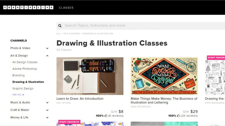 Creative Live: cursos y lecciones de ilustración y marketing baratos para creativos